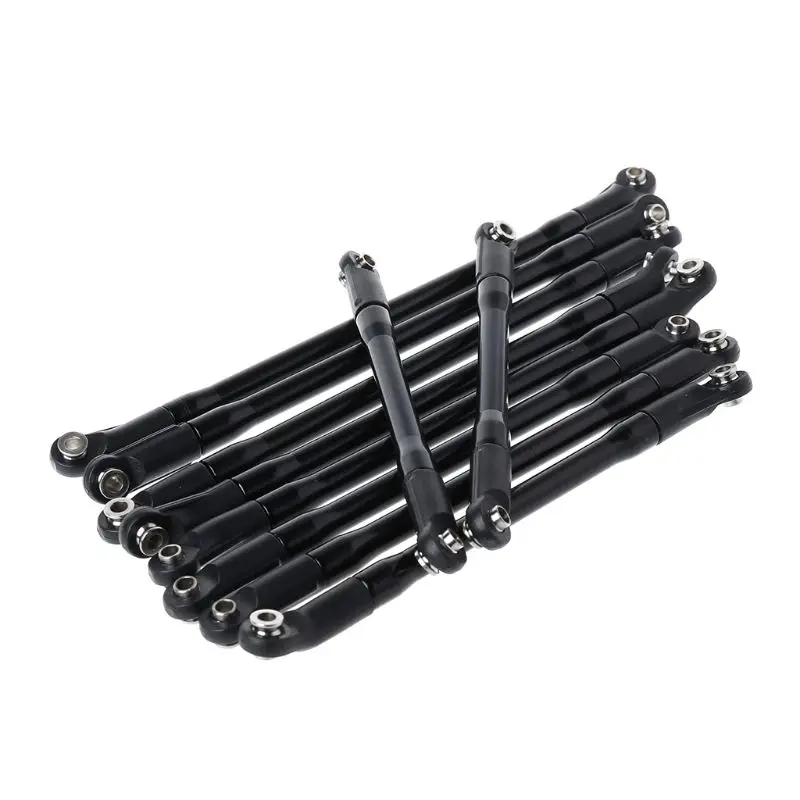 10Pcs/Set Metal Link Set Plastic Rod End for 1/10 RC Crawler Car Axial SCX10 II 90046
10Pcs/Set Metal Link Set Plastic Rod End for 1/10 RC Crawler Car Axial SCX10 II 90046