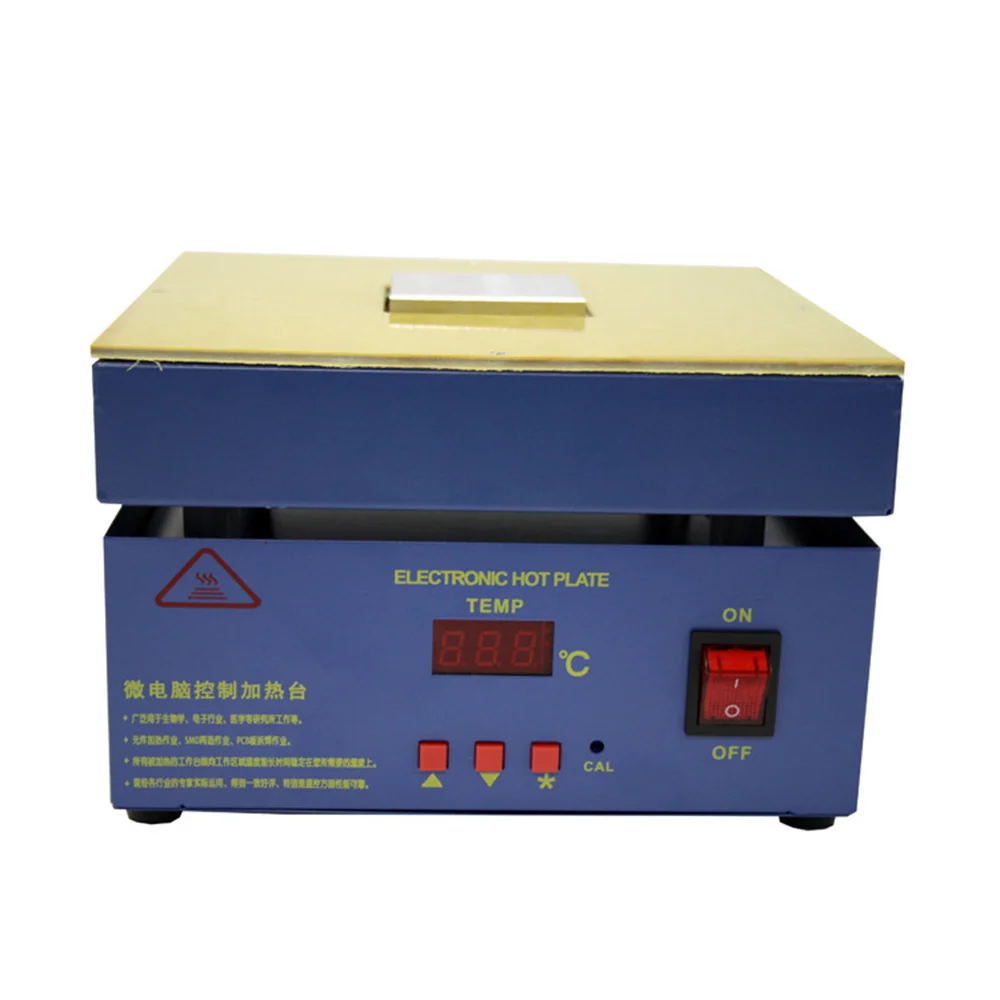 60*60mm microcomputer temperature-controlled heating platform mobile phone screen removal preheating platform BOZAN 946-60 500W
60*60mm microcomputer temperature-controlled heating platform mobile phone screen removal preheating platform BOZAN 946-60 500W