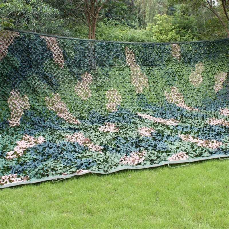 2X3M 3X5M 4X5M Reinforced Camping Tricolor Camouflage Nets Shade Net Garden Gazebo Car Sun Shelter Restaurant Decoration
2X3M 3X5M 4X5M Reinforced Camping Tricolor Camouflage Nets Shade Net Garden Gazebo Car Sun Shelter Restaurant Decoration