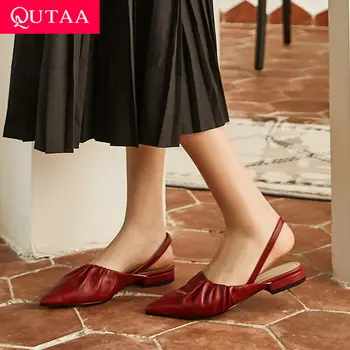 QUTAA 2020 Sheepskin Back Strap Comfort Women Flats Shoes Slingback Casual Sandals Summer Pointed Toe Ladies Size 34-40
QUTAA 2020 Sheepskin Back Strap Comfort Women Flats Shoes Slingback Casual Sandals Summer Pointed Toe Ladies Size 34-40