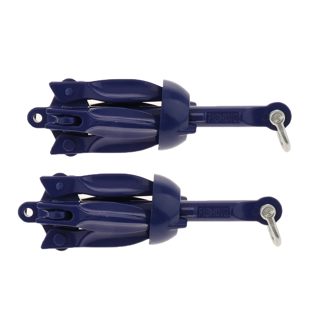 2-Set Aluminum Folding Anchor System Canoe Kayak Raft Sailboat Fishingboat Jet Ski 2-Set Aluminum Folding Anchor System Canoe Kayak Raft Sailboat Fishingboat Jet Ski