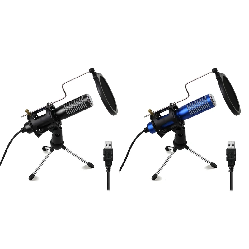 USB Condenser Microphone Tripod Stand Set Mobile Phone Live Broadcast Omnidirectional Digital Microphone for Recording
USB Condenser Microphone Tripod Stand Set Mobile Phone Live Broadcast Omnidirectional Digital Microphone for Recording