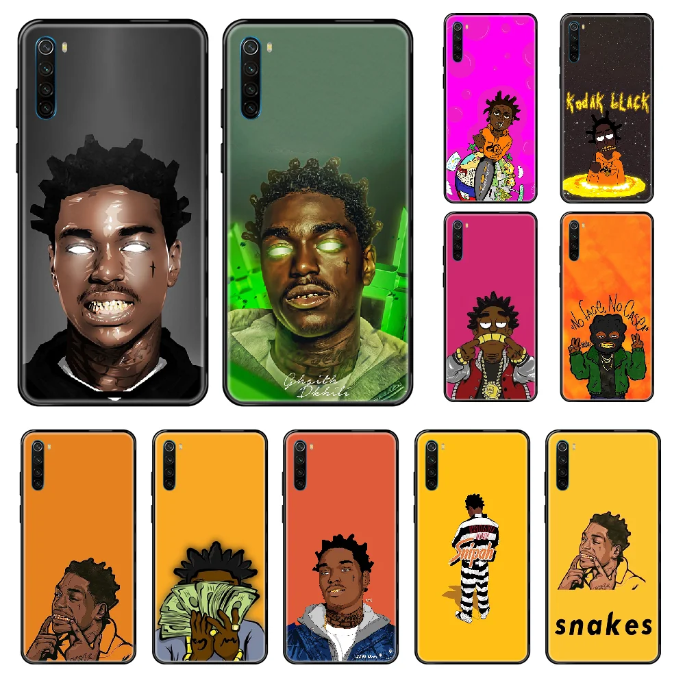 kodak black rap singer Phone case For Xiaomi Redmi Note S2 4 5 6 7 8 A S X Plus Pro black fashion prime silicone bumper pretty