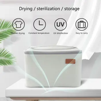 Portable UV Sterilizer Bag Folding Clothes Dryer Disinfection Cleaner Sanitizing Box for Toys Tableware
Portable UV Sterilizer Bag Folding Clothes Dryer Disinfection Cleaner Sanitizing Box for Toys Tableware