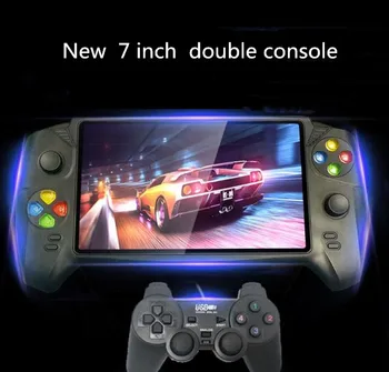 New HD 7 inch handheld game console support kinds of emulators max 48G 3000 game double player for GBA NES retro game console
New HD 7 inch handheld game console support kinds of emulators max 48G 3000 game double player for GBA NES retro game console
