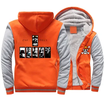 One Piece Sweatshirts Man 2020 Winter New Coat Raglan Thick Hip Hop Zipper Japan Anime Cartoon Sportswear Hoodie Warm Clothing 
One Piece Sweatshirts Man 2020 Winter New Coat Raglan Thick Hip Hop Zipper Japan Anime Cartoon Sportswear Hoodie Warm Clothing