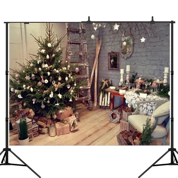 Lyavshi Christmas Tree Ladder chair decoration Baby Photography Backgrounds Photographic Backdrops For Photo Studio 
Lyavshi Christmas Tree Ladder chair decoration Baby Photography Backgrounds Photographic Backdrops For Photo Studio