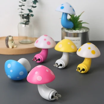 Sensor Night Light Colorful Energy Saving Mushroom LED Lamp Plug Romantic Colorful Kid Home Decor Control Lamp Bedside Wall
Sensor Night Light Colorful Energy Saving Mushroom LED Lamp Plug Romantic Colorful Kid Home Decor Control Lamp Bedside Wall
