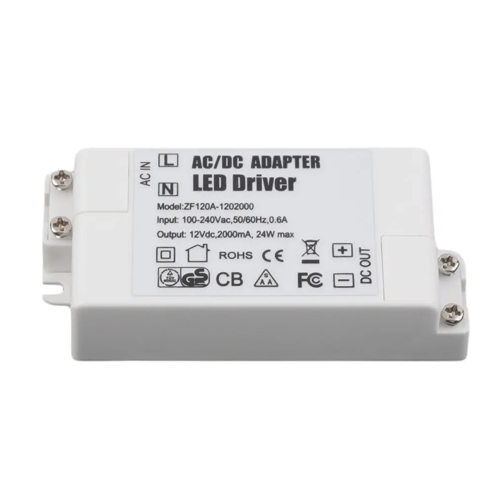 High performance 12V 2A 24W AC/DC Transformer Driver For MR16 MR11 GU5.3 LED Bulbs Strips Home Household Use
High performance 12V 2A 24W AC/DC Transformer Driver For MR16 MR11 GU5.3 LED Bulbs Strips Home Household Use