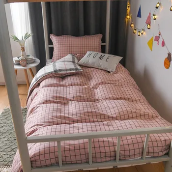 Linen Quilt Three-Piece Bedding Kit Student Dormitory Single Girl Heart Dormitory Bunk Bed Four Pieces
Linen Quilt Three-Piece Bedding Kit Student Dormitory Single Girl Heart Dormitory Bunk Bed Four Pieces