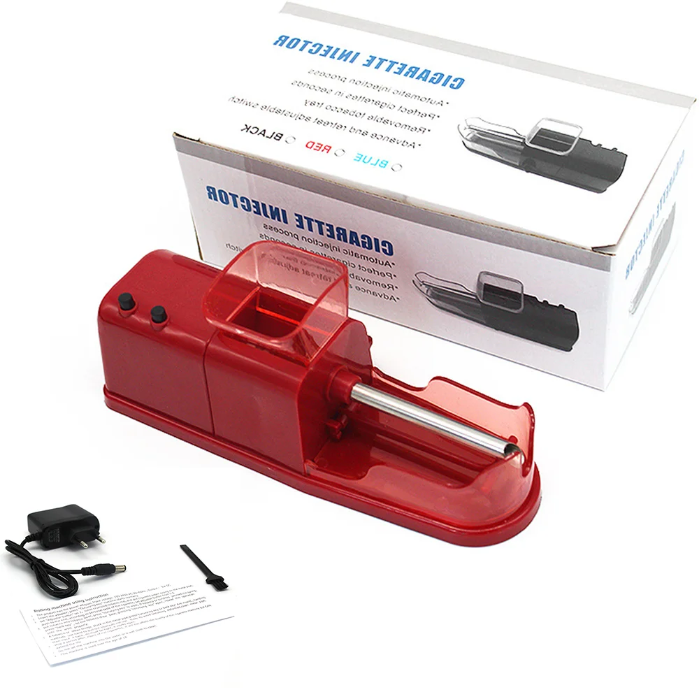 Portable Rechargeable Electric Automatic Cigarette Rolling Machine Tobacco Injector Maker Roller DIY Smoking Tool EU US Plug
Portable Rechargeable Electric Automatic Cigarette Rolling Machine Tobacco Injector Maker Roller DIY Smoking Tool EU US Plug