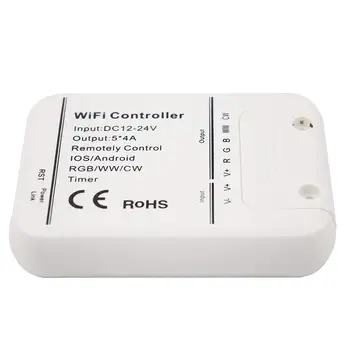 Smart WiFi LED Controller 5 Channels Control 4A5CH CW/WW RGB RGBW RGBWW LED light, Timer Music Group Sync Controller JK085
Smart WiFi LED Controller 5 Channels Control 4A5CH CW/WW RGB RGBW RGBWW LED light, Timer Music Group Sync Controller JK085
