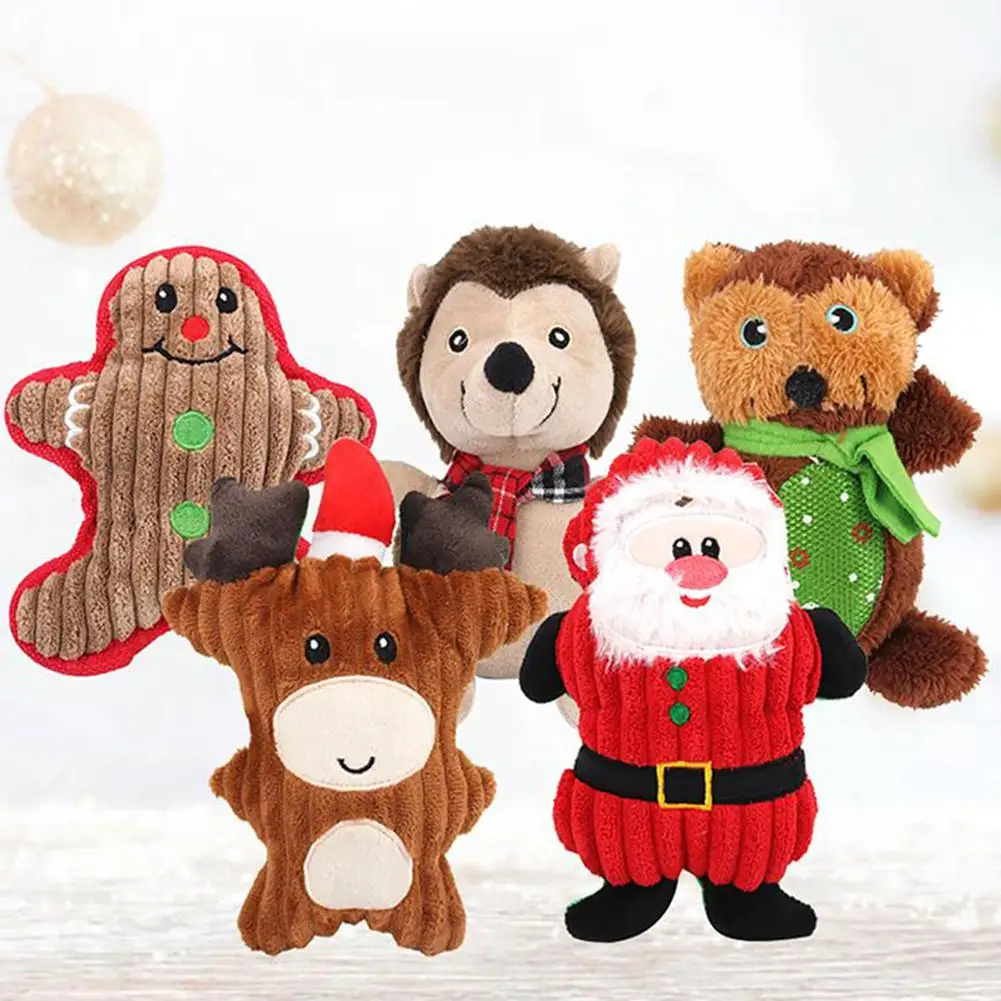 AsyPets Christmas Series Cute Cartoon Bite Resistant Chew Squeaker Plush Toy for Pets Dogs
AsyPets Christmas Series Cute Cartoon Bite Resistant Chew Squeaker Plush Toy for Pets Dogs