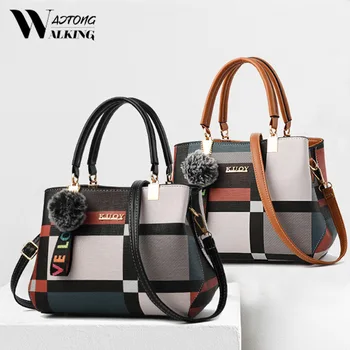 New Brand Women Shoulder Bag Handbag Designer Plaid Female Stitching Wild Messenger Crossbody Bags Female Handbags Totes
New Brand Women Shoulder Bag Handbag Designer Plaid Female Stitching Wild Messenger Crossbody Bags Female Handbags Totes