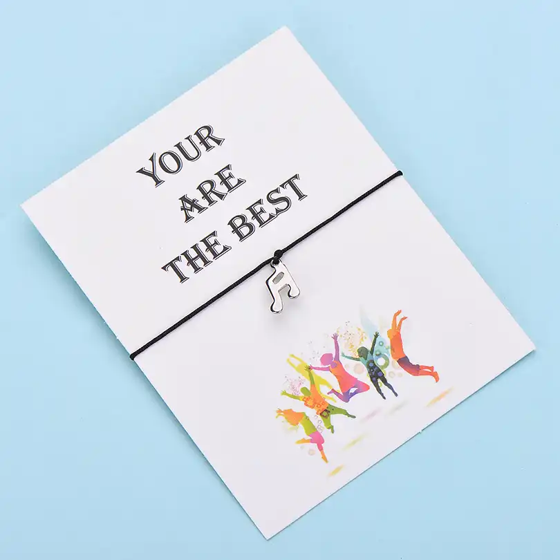 iyoe wish card you are the best musical note bracelets for women