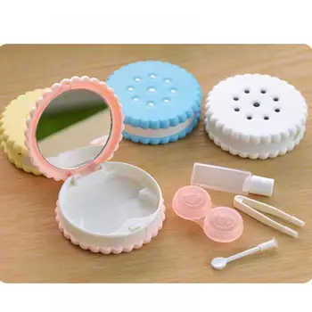 Hot Sale 1PCS Easy Carry Popular Cartoon Cookies Shape Contact Lens Case Box Container Lovely Travel Kit Box Glasses Accessories
Hot Sale 1PCS Easy Carry Popular Cartoon Cookies Shape Contact Lens Case Box Container Lovely Travel Kit Box Glasses Accessories