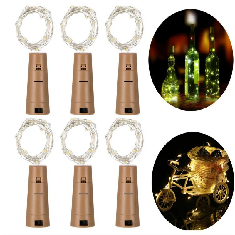 1M 2M 20 LED Garland Copper Wire Corker String Fairy Night Lights Glass Bottle New Year/christmas / Christmas Tree Decorations
1M 2M 20 LED Garland Copper Wire Corker String Fairy Night Lights Glass Bottle New Year/christmas / Christmas Tree Decorations