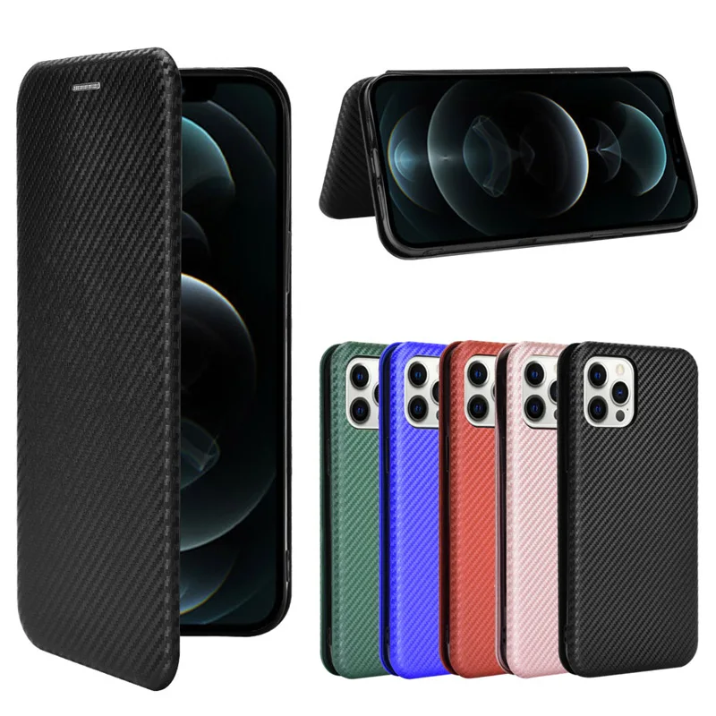 Phone Cases 5.4 Inches Cover Apple for Iphone 12 Mini Protection Card Magnetic Carbon Fiber Flip Leather With Pocket Anti-knock 
Phone Cases 5.4 Inches Cover Apple for Iphone 12 Mini Protection Card Magnetic Carbon Fiber Flip Leather With Pocket Anti-knock