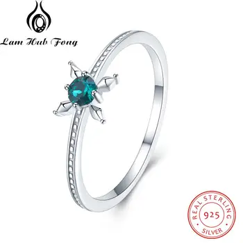 925 Sterling Silver Green Stone Ring for Women Clear CZ Crystal Finger Rings Wedding Engagement Gift Fine Jewelry (Lam Hub Fong) 
925 Sterling Silver Green Stone Ring for Women Clear CZ Crystal Finger Rings Wedding Engagement Gift Fine Jewelry (Lam Hub Fong)
