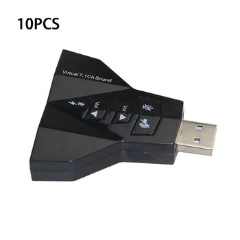 10PCS Microphone MIC Headset 7.1 Ch 3D Converter Double Sound Card Virtual USB 2.0 Audio Adapter Dual
10PCS Microphone MIC Headset 7.1 Ch 3D Converter Double Sound Card Virtual USB 2.0 Audio Adapter Dual