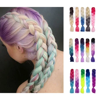 24 inch Jumbo Pink Braids Long Ombre Jumbo Synthetic Braiding Hair Crochet For Women Blonde Blue Grey Hair Extensions African
24 inch Jumbo Pink Braids Long Ombre Jumbo Synthetic Braiding Hair Crochet For Women Blonde Blue Grey Hair Extensions African