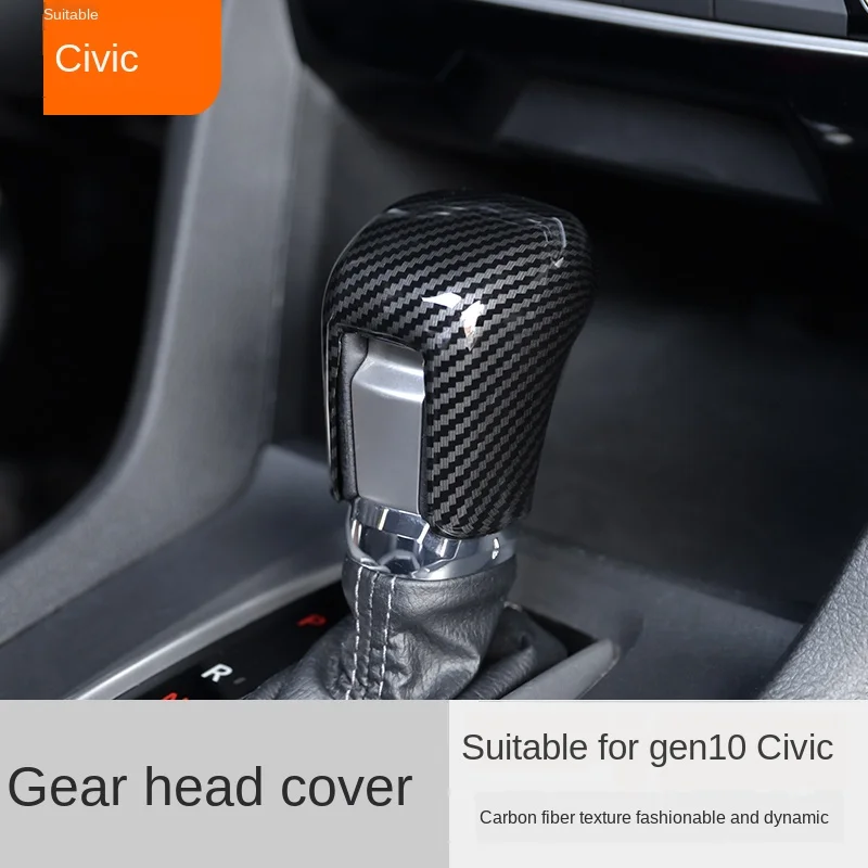 Applicable to Civic 10 Generation Modification Carbon Fiber Pattern Central Control Gear Panel Gear Lever Knob Head Decorative C
Applicable to Civic 10 Generation Modification Carbon Fiber Pattern Central Control Gear Panel Gear Lever Knob Head Decorative C