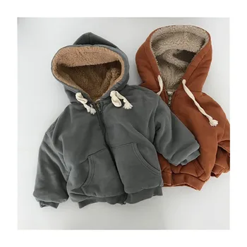 2020 winter Korea children clothing new private fashion loose hooded cardigan with thick fleece jackets
2020 winter Korea children clothing new private fashion loose hooded cardigan with thick fleece jackets
