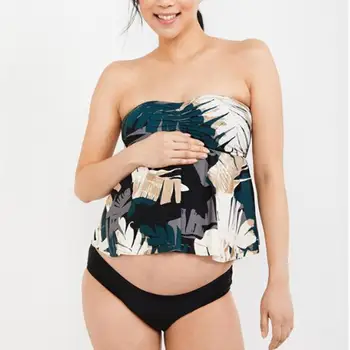 Europe and the United States new pregnant women large size printed bikini swimsuit explosion models split swimsuit
Europe and the United States new pregnant women large size printed bikini swimsuit explosion models split swimsuit