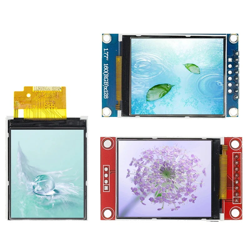 1.77 1.8 inch TFT LCD Module LCD Screen SPI serial 51 drivers 4 IO driver TFT Resolution 128*160 1.8 inch TFT interface
1.77 1.8 inch TFT LCD Module LCD Screen SPI serial 51 drivers 4 IO driver TFT Resolution 128*160 1.8 inch TFT interface