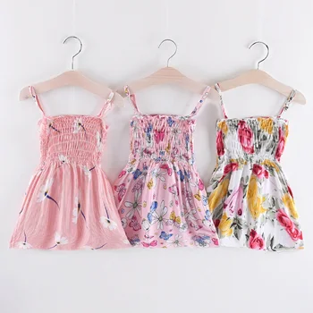 New Summer Kids Girl Dresses Sleeveless Vestidos A-Line Floral Print Cotton Children Clothes Strap Baby Girl Princess Dress 1-5Y
New Summer Kids Girl Dresses Sleeveless Vestidos A-Line Floral Print Cotton Children Clothes Strap Baby Girl Princess Dress 1-5Y