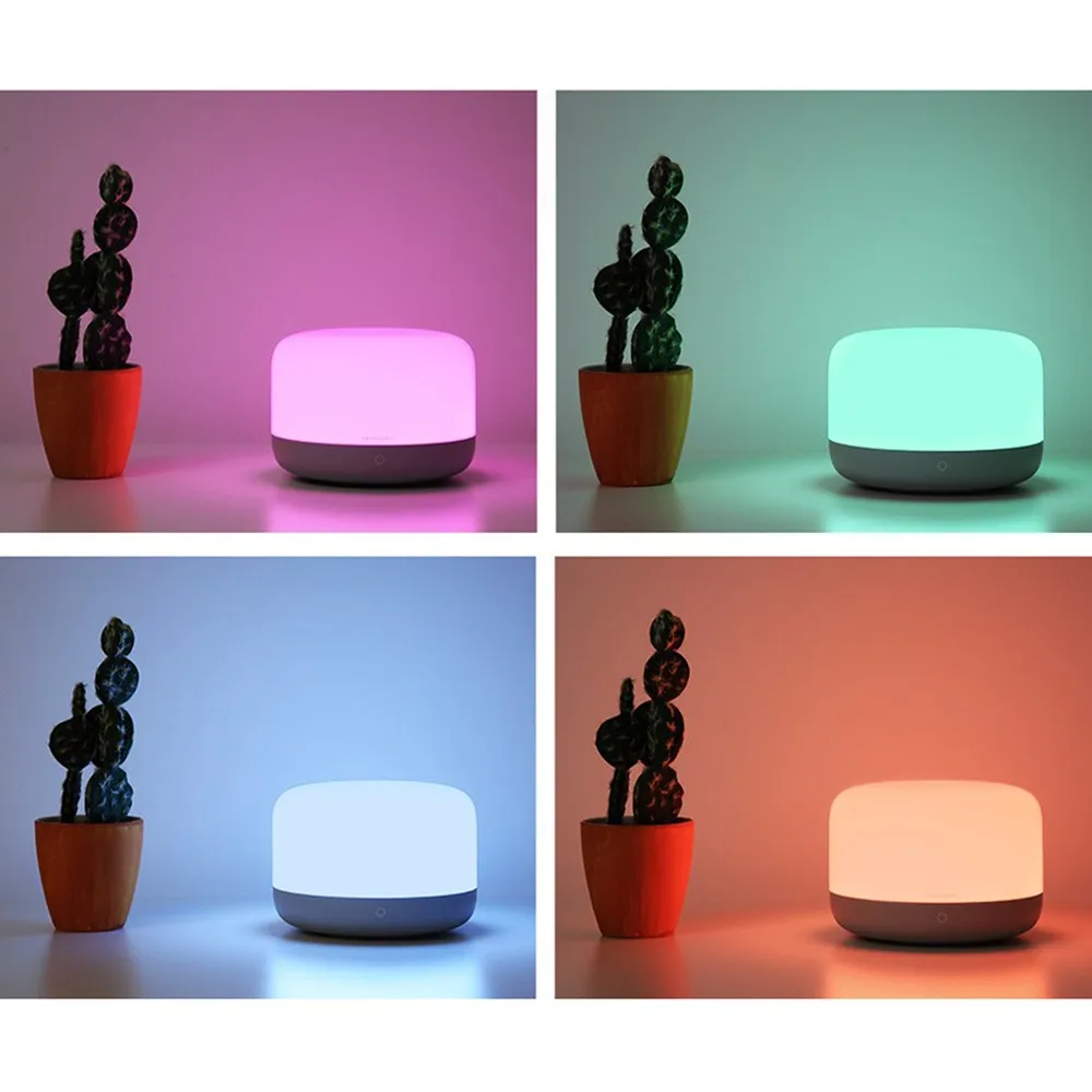 Yeelight YLCT01YL LED bedside lamp colorful soft light intelligent control adjustable lamp CN plug smart night light APP control
Yeelight YLCT01YL LED bedside lamp colorful soft light intelligent control adjustable lamp CN plug smart night light APP control