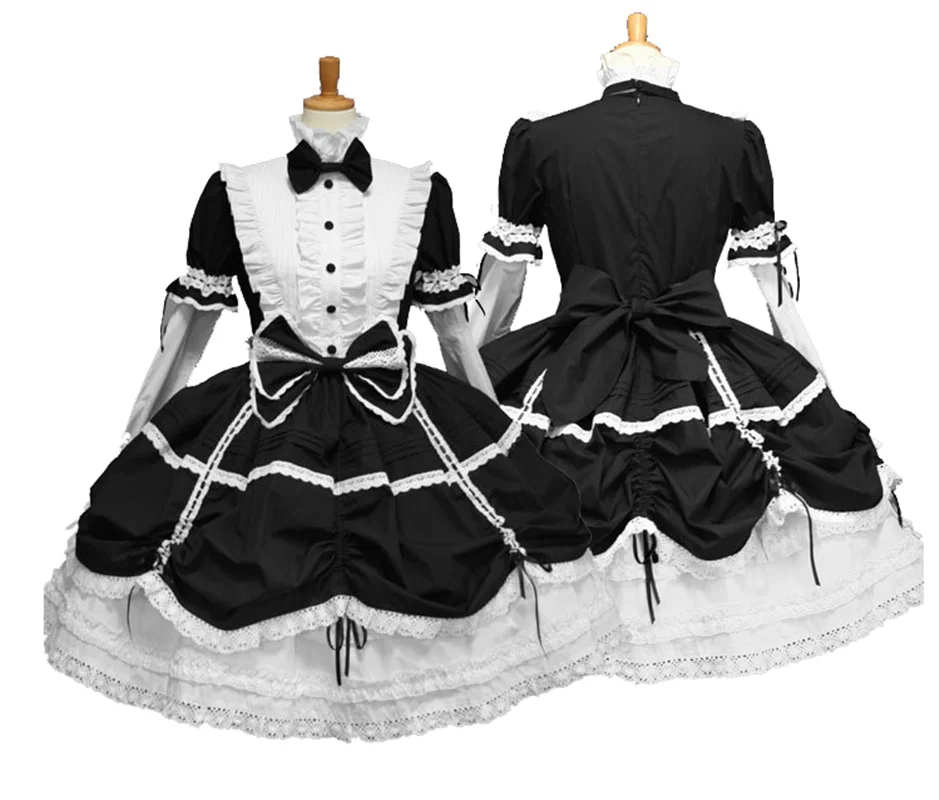 Anime man woman cosplay lolita High-quality princess fashion costume full set Dress + removable sleeves
Anime man woman cosplay lolita High-quality princess fashion costume full set Dress + removable sleeves