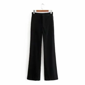 women velvet straight pants 2019 fashion ladies zipper solid black drape loose female autumn winter minimalist multipurpose pant
women velvet straight pants 2019 fashion ladies zipper solid black drape loose female autumn winter minimalist multipurpose pant