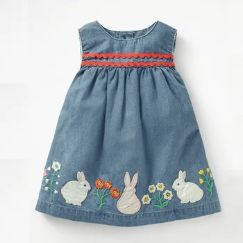 MISS Haiwo 2018 Summer New short Sleeve Kids Girls Clothes Children kids girl Cartoon denim jeans bunny dress Dresses 2-7 Years
MISS Haiwo 2018 Summer New short Sleeve Kids Girls Clothes Children kids girl Cartoon denim jeans bunny dress Dresses 2-7 Years