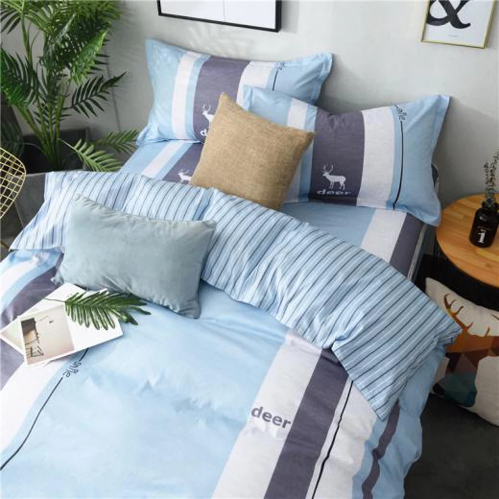 Super Warm Machine Washable Comfortable 100% Cotton 3 Pieces Bedding Set Quilt Cover 2 Pillow cases Suitable For Full Size
Super Warm Machine Washable Comfortable 100% Cotton 3 Pieces Bedding Set Quilt Cover 2 Pillow cases Suitable For Full Size