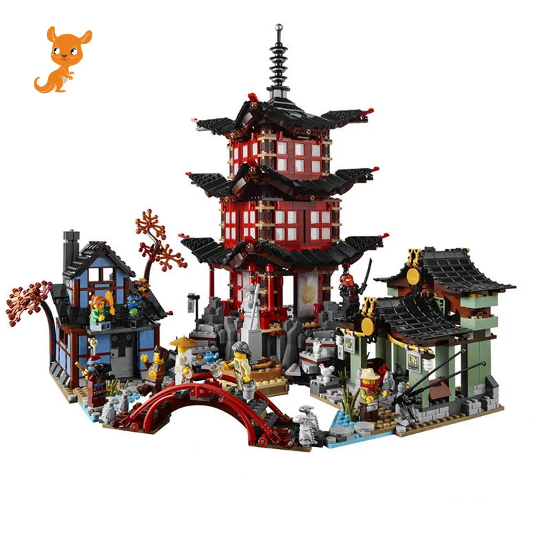 737pcs Diy Ninja Temple Of Airjitzu Ninjagoes Smaller Version Building Blocks Set Compatible With Lepining Toy For Kids Bricks
737pcs Diy Ninja Temple Of Airjitzu Ninjagoes Smaller Version Building Blocks Set Compatible With Lepining Toy For Kids Bricks