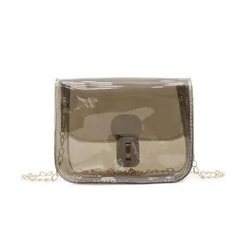 Women's Bag Jelly Messenger Shoulder Handbag Bag Fashion Transparent Design Casual Personality Wild Temperament H1
Women's Bag Jelly Messenger Shoulder Handbag Bag Fashion Transparent Design Casual Personality Wild Temperament H1