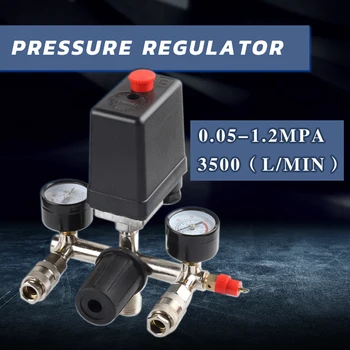 0-180 psi 0.05-1.2MPA Air Compressor Pump with Pressure Switch Control Manifold Relief Regulator Control Valve Pressure Gauge
0-180 psi 0.05-1.2MPA Air Compressor Pump with Pressure Switch Control Manifold Relief Regulator Control Valve Pressure Gauge