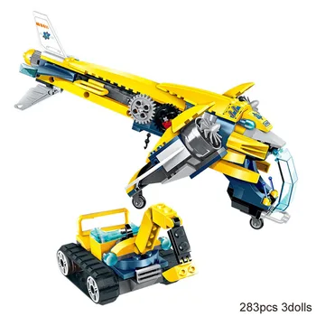 Enlighten Construction Engineering Building Block Technic Kyanite Squad Heavy-Lift Aircraft 3 Figure 283pcs Educational Bricks
Enlighten Construction Engineering Building Block Technic Kyanite Squad Heavy-Lift Aircraft 3 Figure 283pcs Educational Bricks