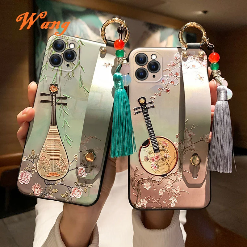 Tassel Wrist Strap Phone Case For Xiaomi8 9 9pro CC9 Max2 3 Mix2 3 Note2 3 Chinese Style Ladies Soft Mobile Cover Shell Capa
Tassel Wrist Strap Phone Case For Xiaomi8 9 9pro CC9 Max2 3 Mix2 3 Note2 3 Chinese Style Ladies Soft Mobile Cover Shell Capa