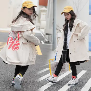 Children Jacket Boys and Girls Spring and Autumn Windbreaker Girls Fashion Tops Children Clothing Long Section Student Tide
Children Jacket Boys and Girls Spring and Autumn Windbreaker Girls Fashion Tops Children Clothing Long Section Student Tide