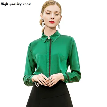 Pure Real Silk Spring Summer Shirt Blouse Women Clothes 2020 Korean Vintage Womens Tops and Blouses Roupa Feminina Zt2323
Pure Real Silk Spring Summer Shirt Blouse Women Clothes 2020 Korean Vintage Womens Tops and Blouses Roupa Feminina Zt2323