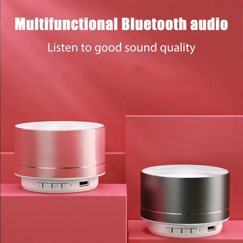 Mnin Portable Bass Speakers Wirelwss Mini Bluetooth For iphone Samsung Huawei MP3 FT Speaker | Электроника