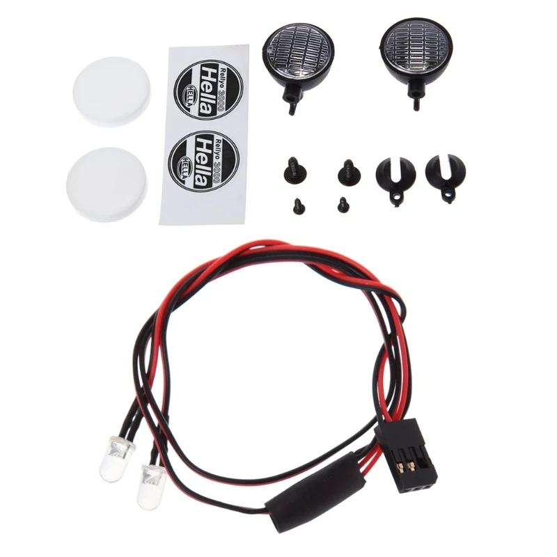 2Pcs Round LED Light With Cover for 1/10 RC SCX10 D90 Crawler HSP RC Car Parts 634F
2Pcs Round LED Light With Cover for 1/10 RC SCX10 D90 Crawler HSP RC Car Parts 634F