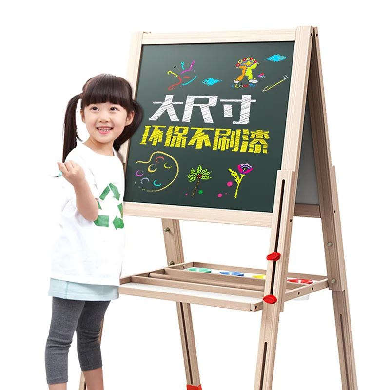 CHILDREN'S Drawing Board Magnetic Drawing Board Large Size Adjustable Foldable Solid Wood Drawing Board Braced Double-Sided Magn
CHILDREN'S Drawing Board Magnetic Drawing Board Large Size Adjustable Foldable Solid Wood Drawing Board Braced Double-Sided Magn