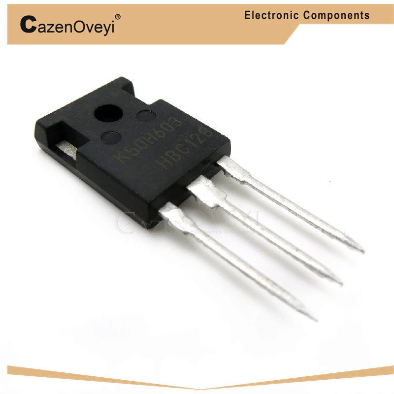 10pcs/lot IKW50N60H3 TO247 K50H603 TO-247 IKW50N60 TO-3P In Stock | Электронные компоненты и принадлежности