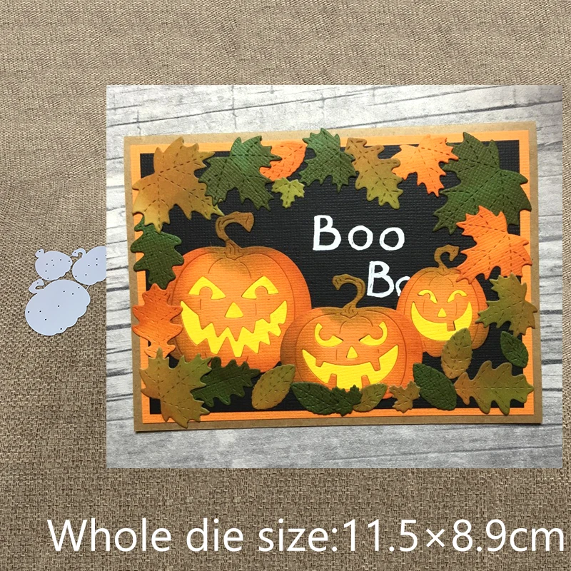 New Design Craft Metal die cuts Cutting Die 3pcs Halloween pumpkin face scrapbooking Album Paper Card Craft Embossing die cuts
New Design Craft Metal die cuts Cutting Die 3pcs Halloween pumpkin face scrapbooking Album Paper Card Craft Embossing die cuts