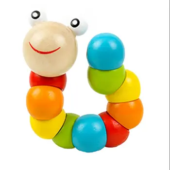 Wooden Twisted Colored Caterpillar Twigworm Children Baby Simulation Model Toy Puzzle Building Blocks
Wooden Twisted Colored Caterpillar Twigworm Children Baby Simulation Model Toy Puzzle Building Blocks