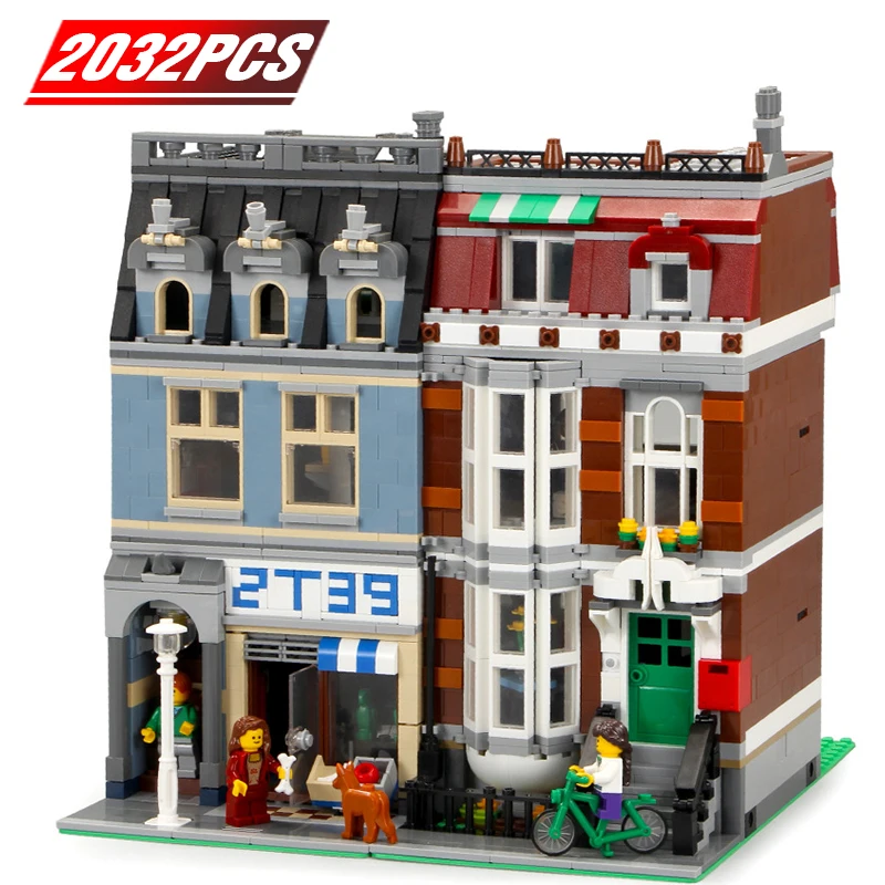 Creator Expert Building Blocks City Technic Architecture Pet Shop Street View Bookstore Toys for Children Adult
Creator Expert Building Blocks City Technic Architecture Pet Shop Street View Bookstore Toys for Children Adult
