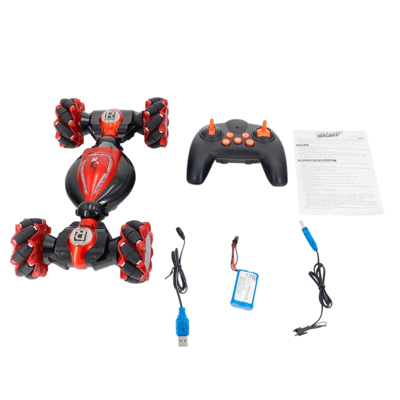 4WD RC Stunt Car Deformable Electric RC Drift Car Transformer Car Toys for Kid Gift with LED Light
4WD RC Stunt Car Deformable Electric RC Drift Car Transformer Car Toys for Kid Gift with LED Light